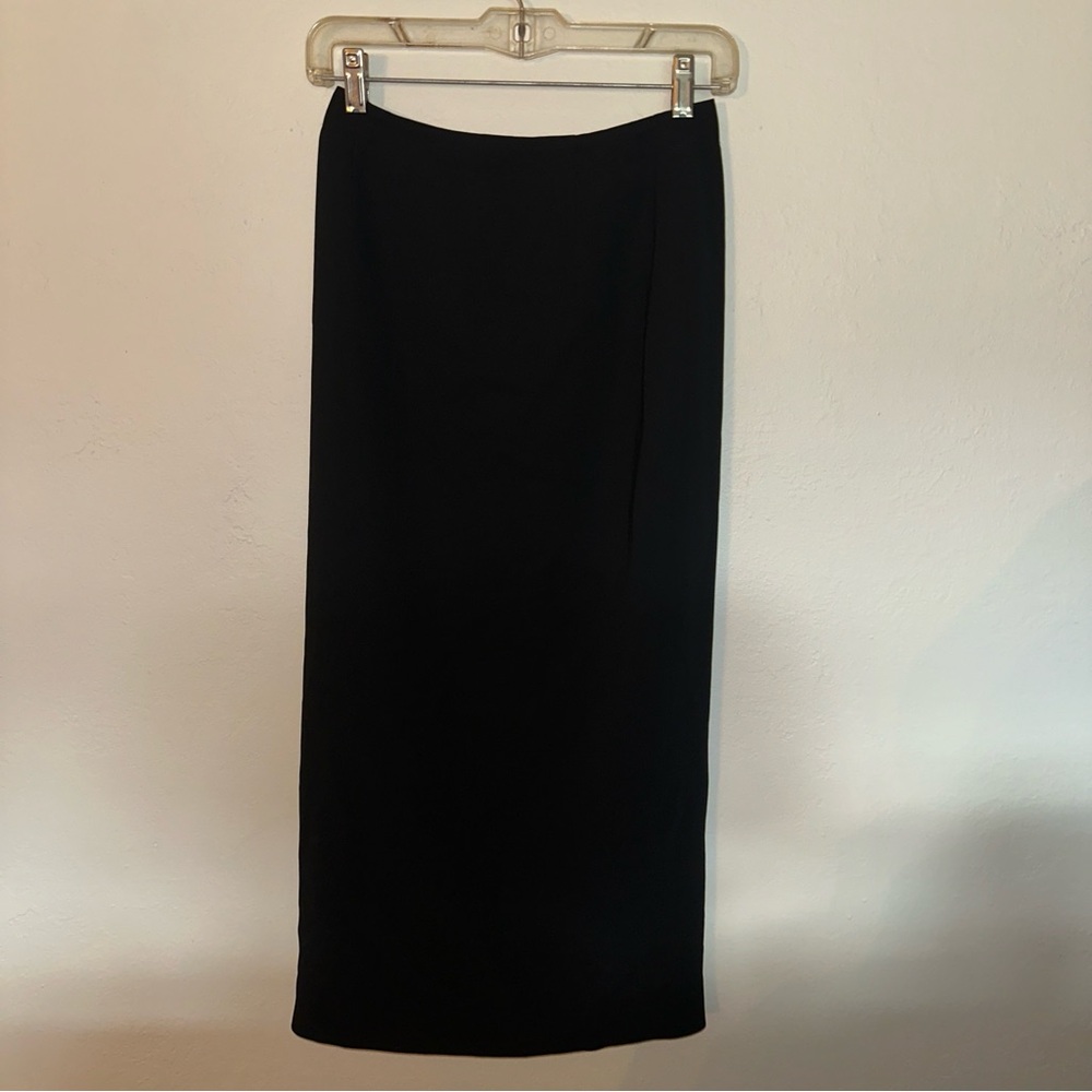 Jones New York Classic Black Pencil Skirt